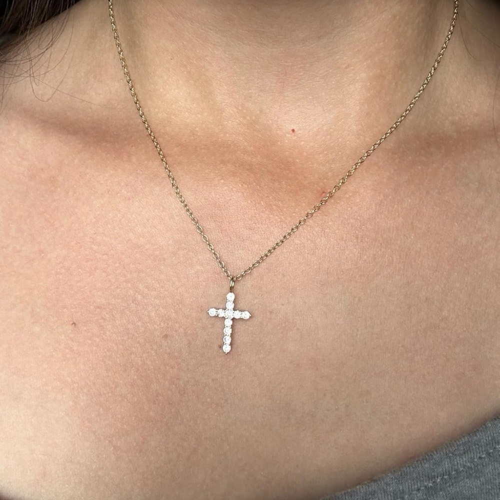 925 Sterling Silver Cross Necklaces for Women - Picture 11 of 12